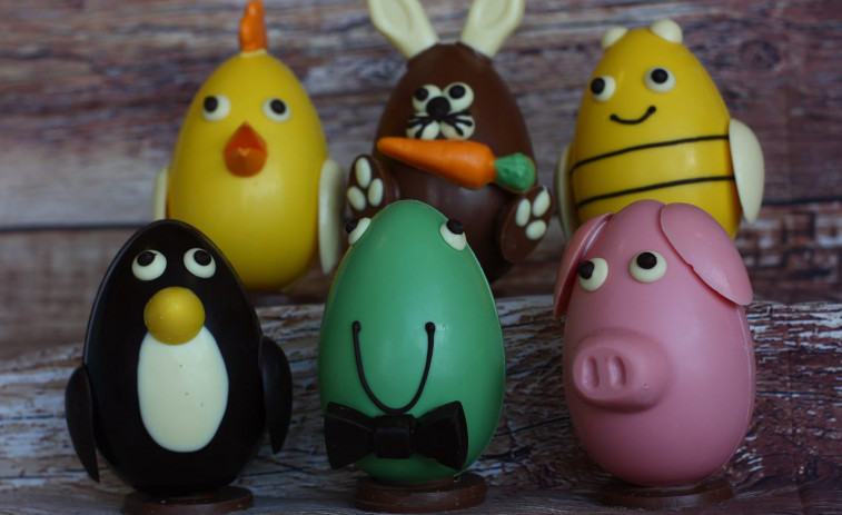 La Pascua de A Devesa, desde los huevos clásicos a las monas más divertidas