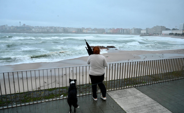 Alerta naranja este martes en la costa gallega por fuertes vientos
