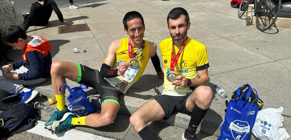 Maxi Oubiña y Lucas Pouso suman 20 maratones por debajo de tres horas
