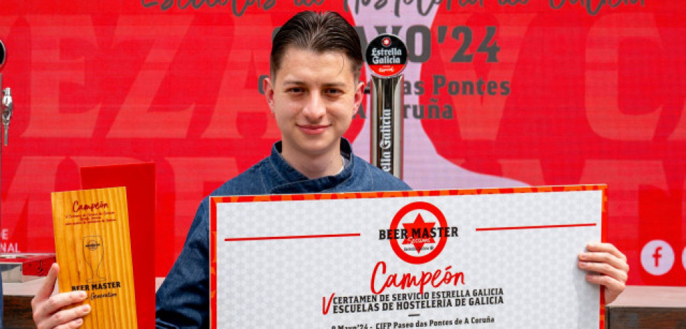 Andrés Rodrigo, del Fragas do Eume, ganador del Servicio de Cerveza Estrella Galicia